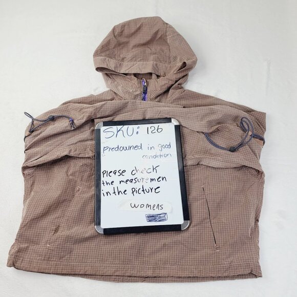 Lululemon Women's Brown Cinch-Back Half Zip Crop Pullover Hiking Jacket Size 4 - Picture 8 of 8